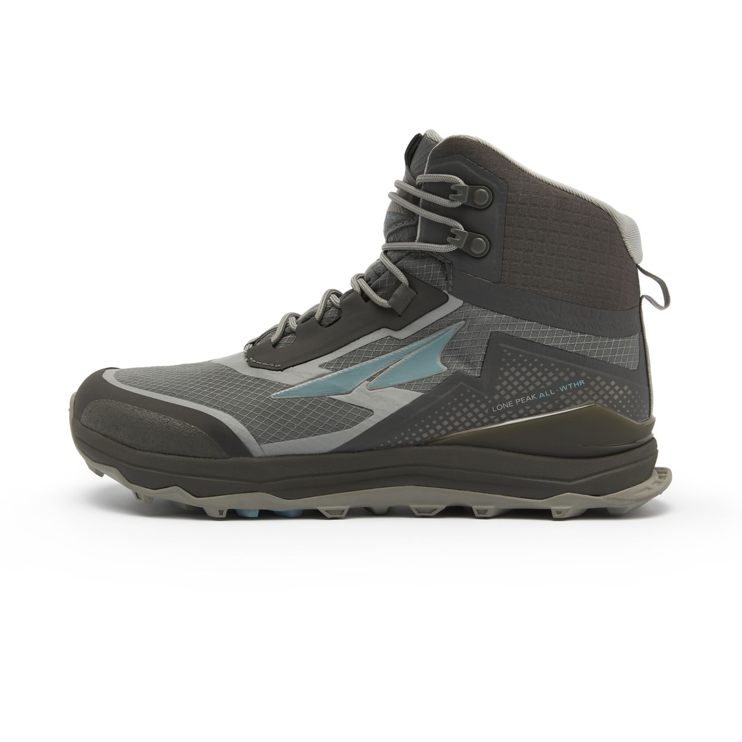 Botas Montaña Altra Lone Peak All-wthr Mid Mujer Gris Verde | Chile-59682709