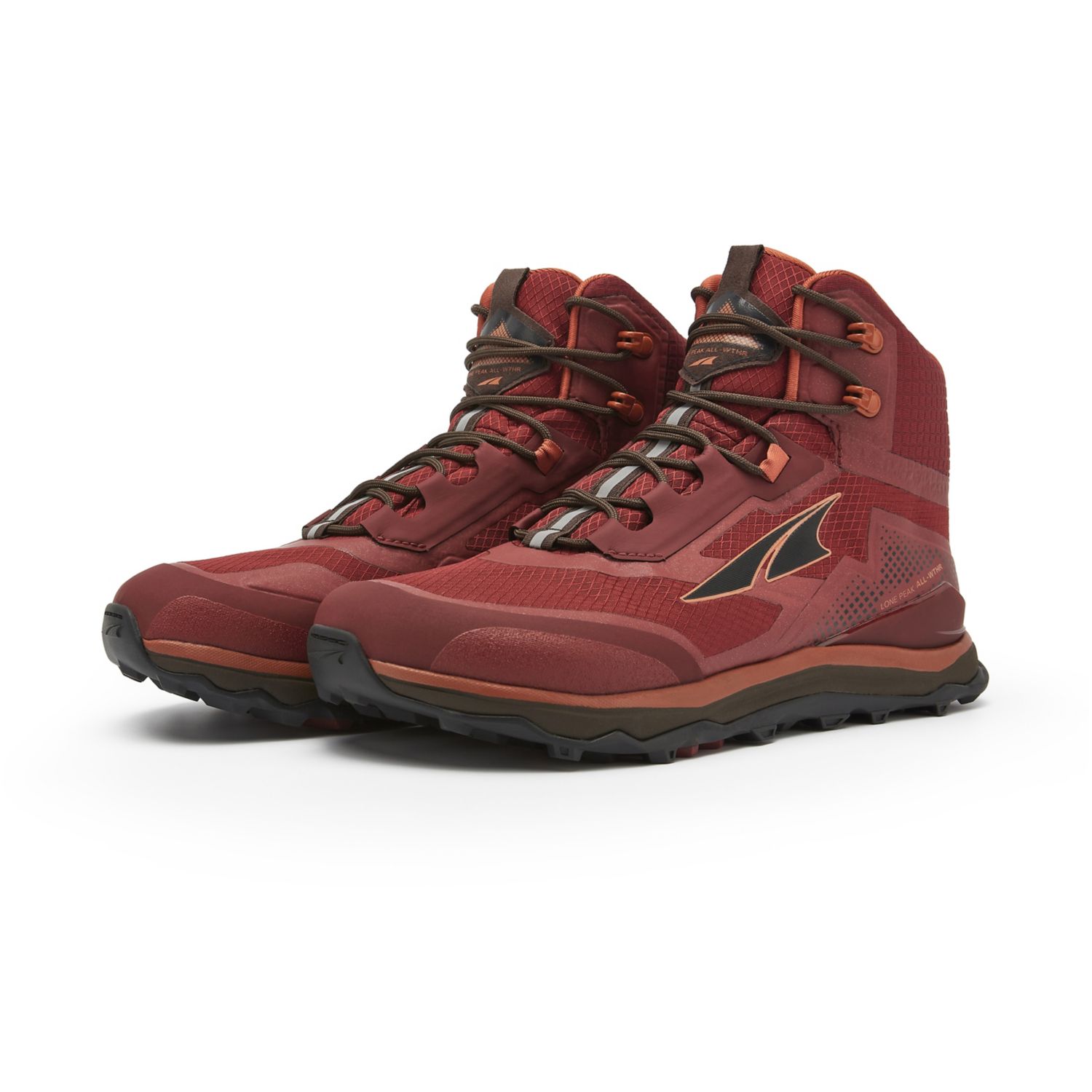 Botas Montaña Altra Lone Peak All-wthr Mid Hombre Burdeos | Chile-61073929