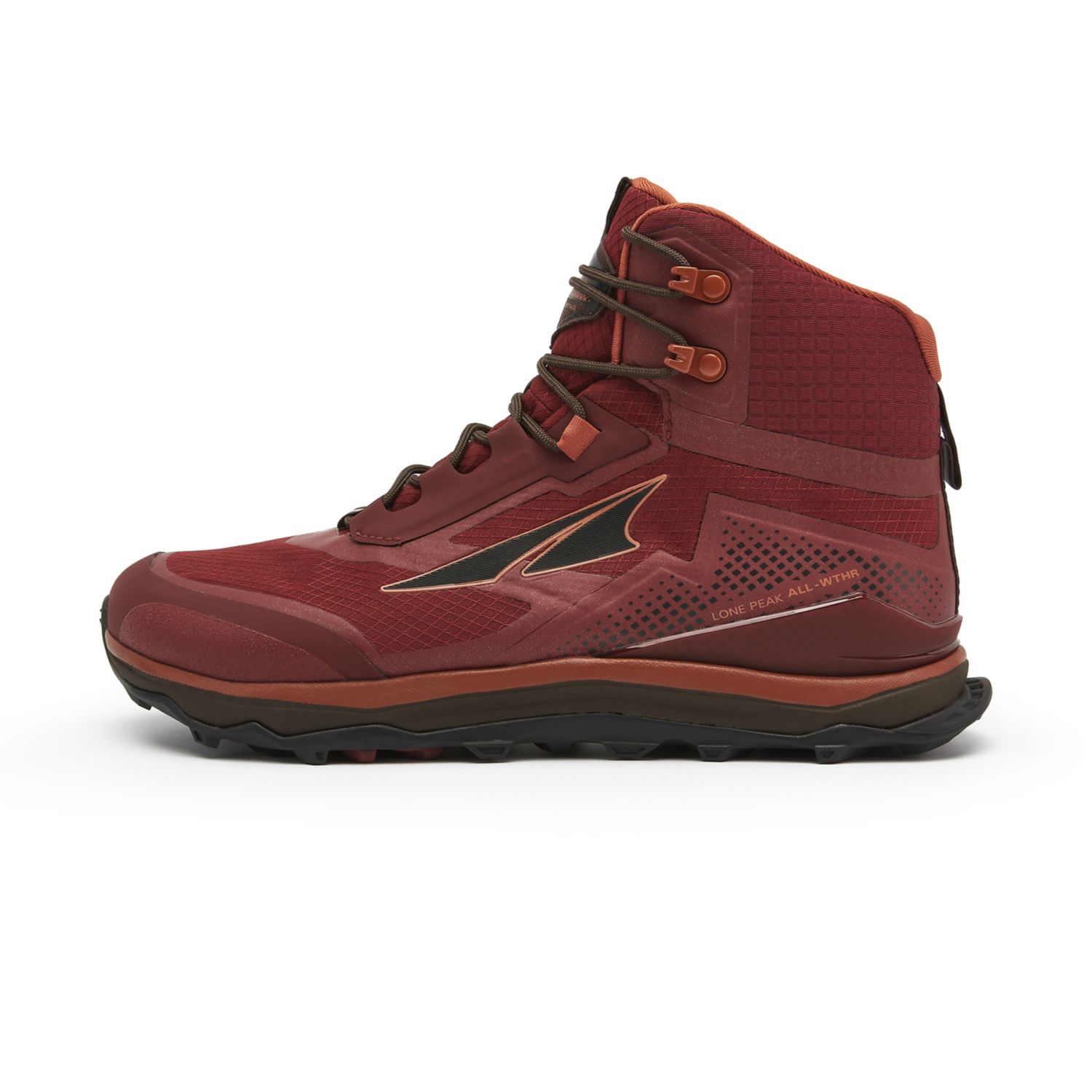 Botas Montaña Altra Lone Peak All-wthr Mid Hombre Burdeos | Chile-61073929