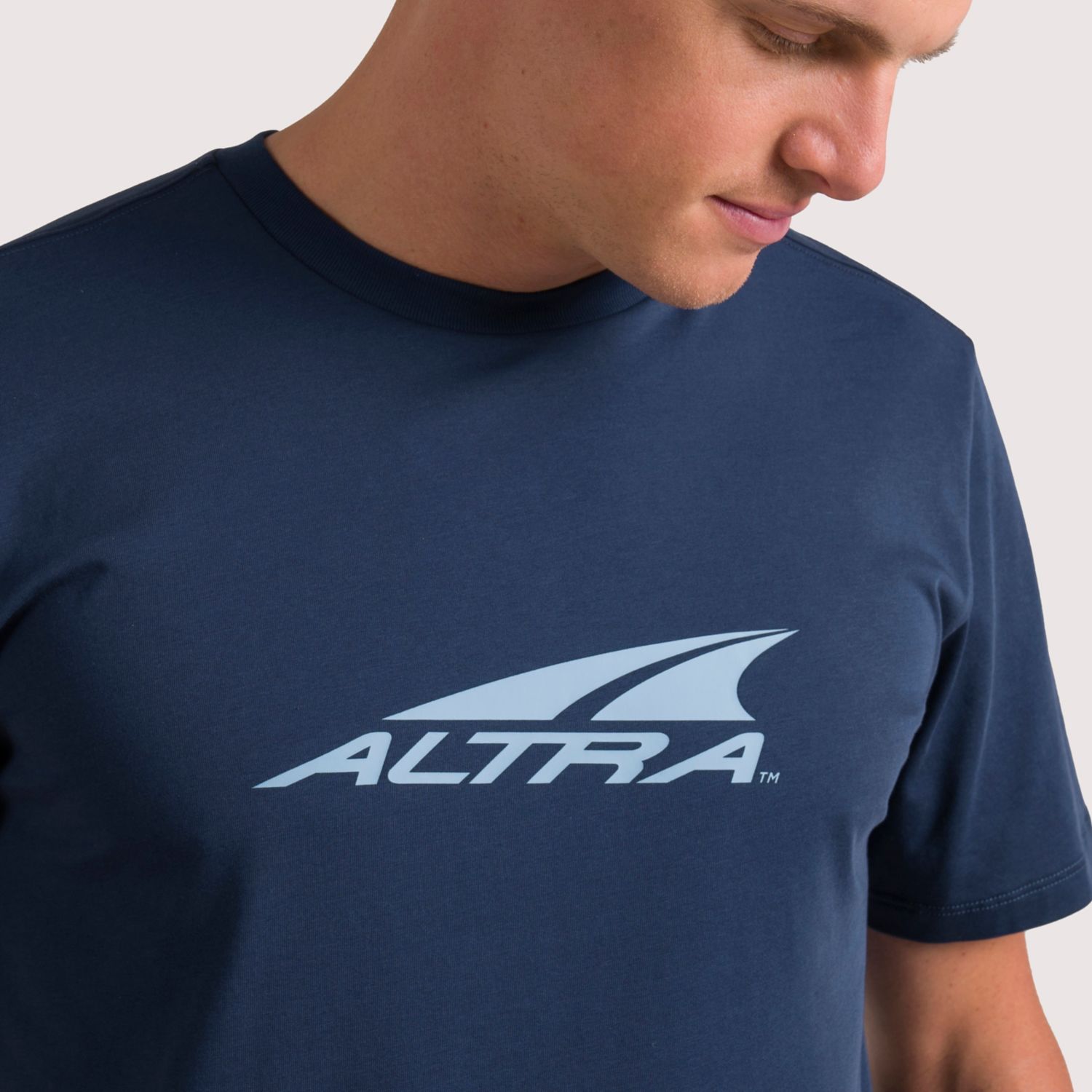 Camiseta Altra Everyday Recycled Hombre Azules | Chile-61920379