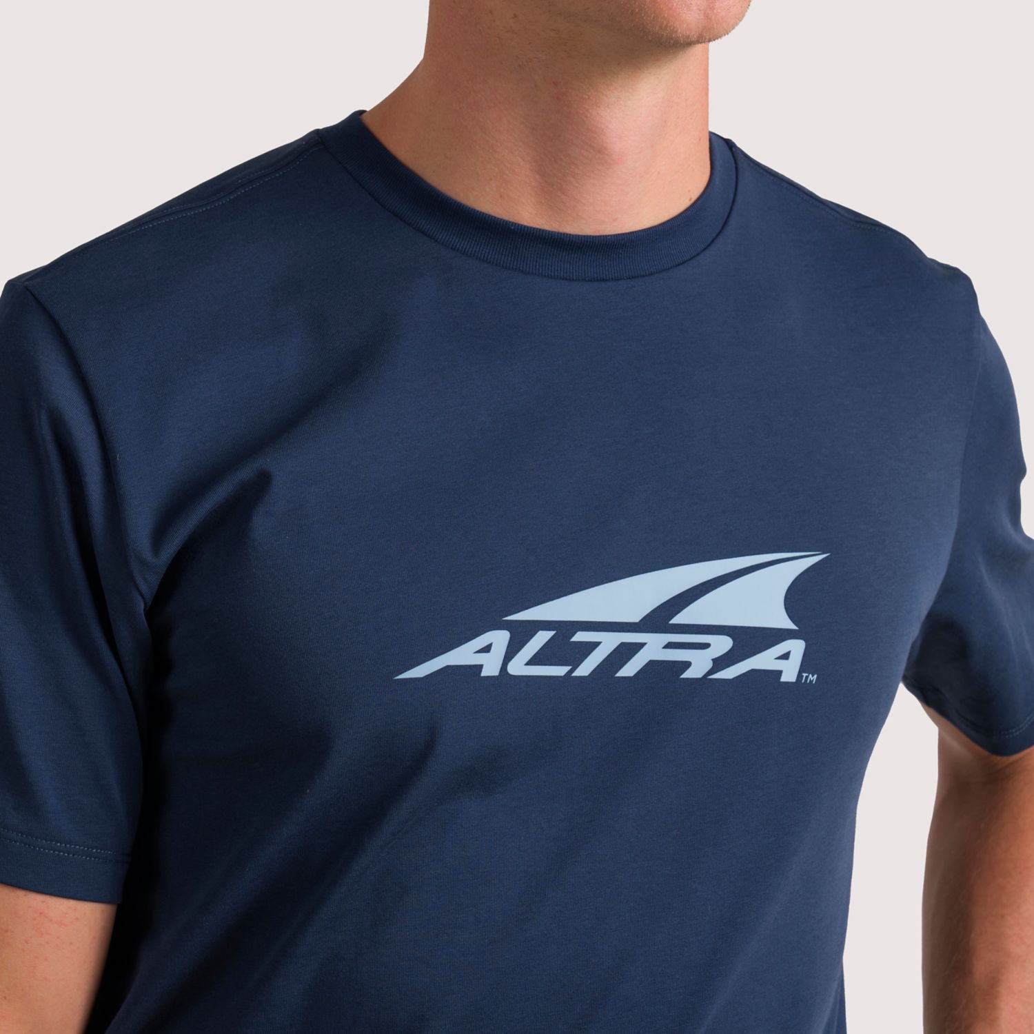 Camiseta Altra Everyday Recycled Hombre Azules | Chile-61920379