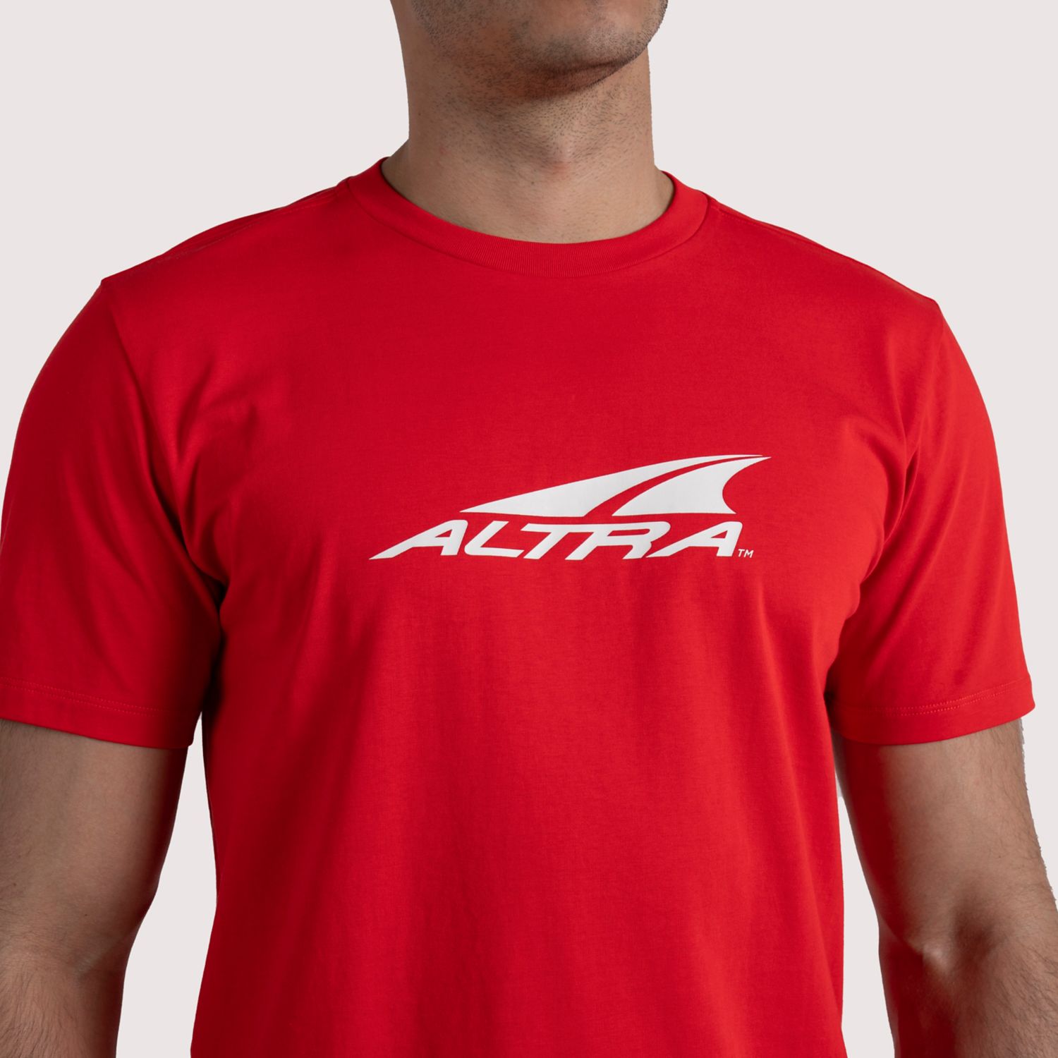 Camiseta Altra Everyday Recycled Hombre Rojas | Chile-76509139