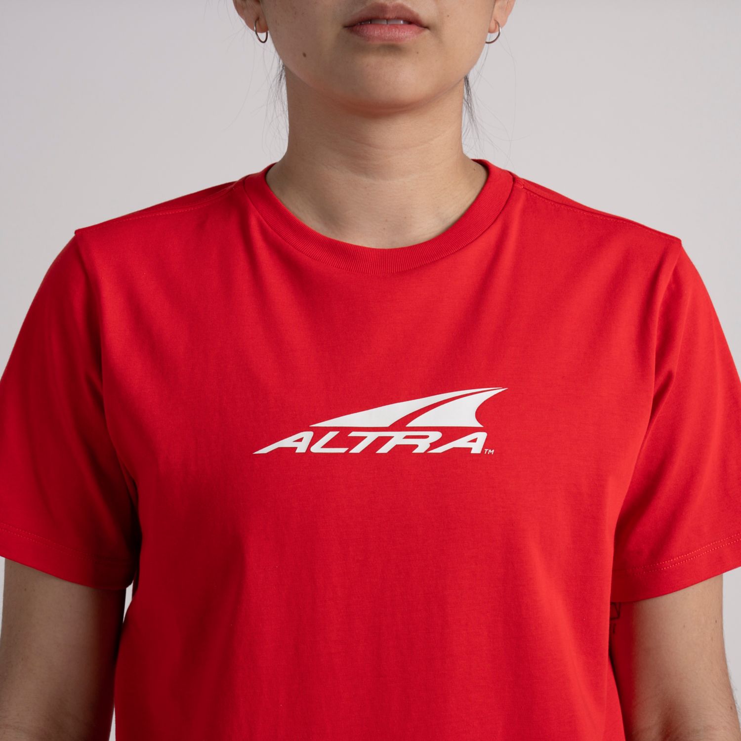 Camiseta Altra Everyday Recycled Mujer Rojas | Chile-98034269