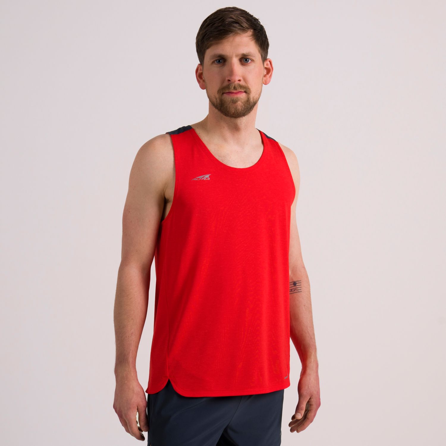 Camiseta Tirantes Altra Vanish Hombre Rojas | Chile-25049879