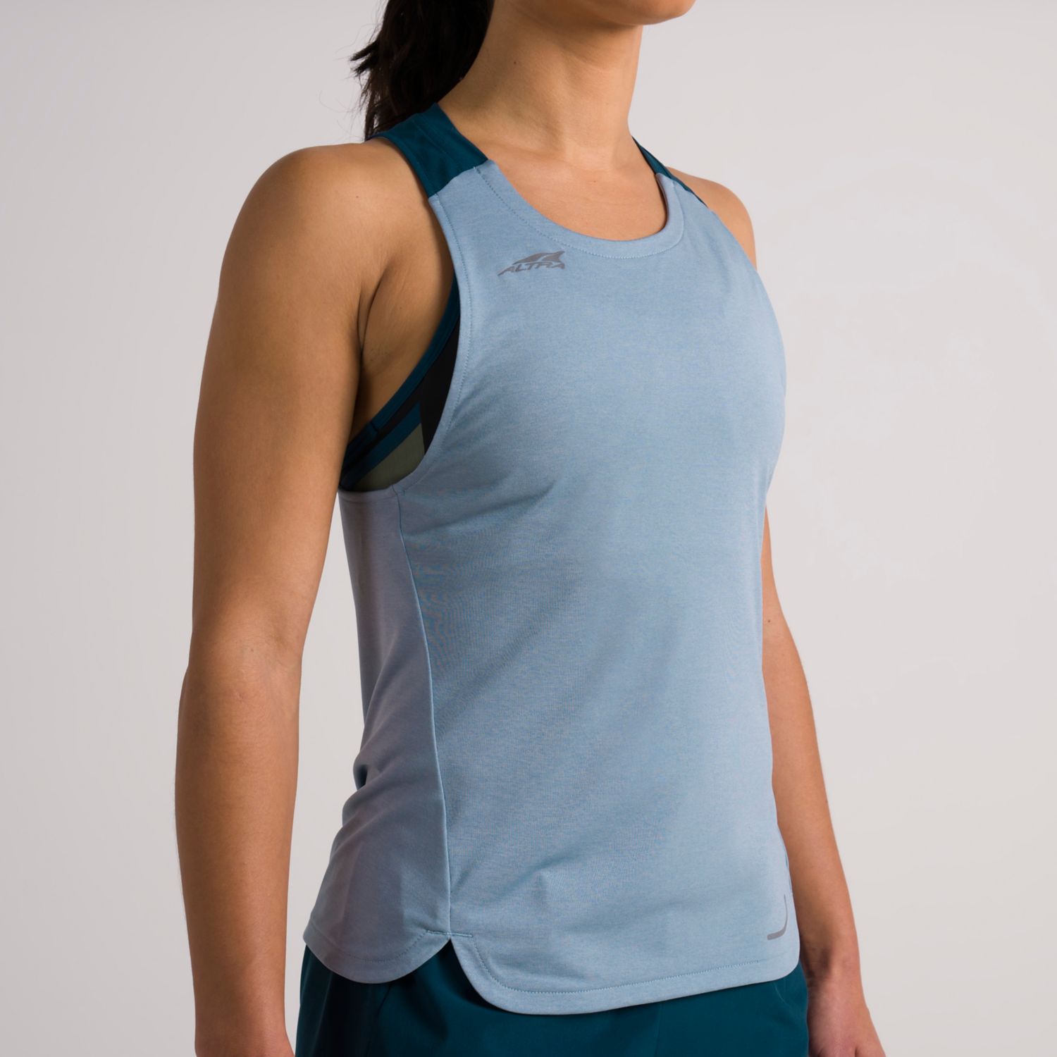 Camiseta Tirantes Altra Vanish Mujer Azules | Chile-13540969