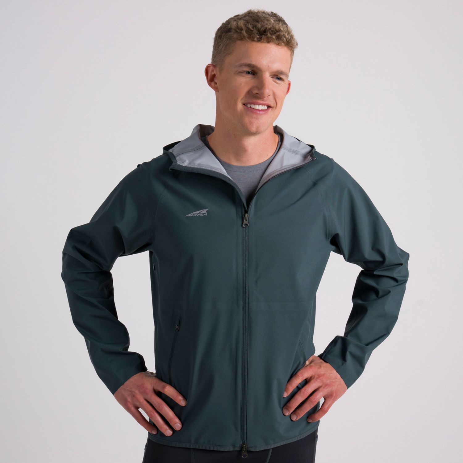 Chaqueta Para Correr Altra Impermeables Hombre Verde Oscuro | Chile-61534909