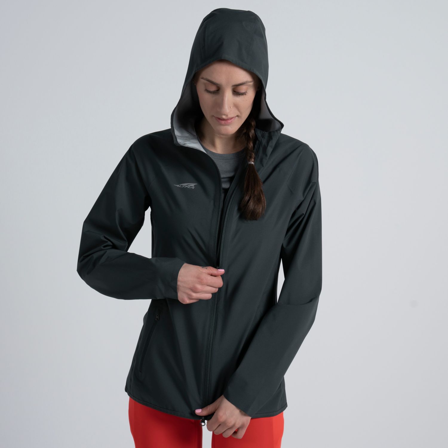 Chaqueta Para Correr Altra Impermeables Mujer Verde Oscuro | Chile-84607359