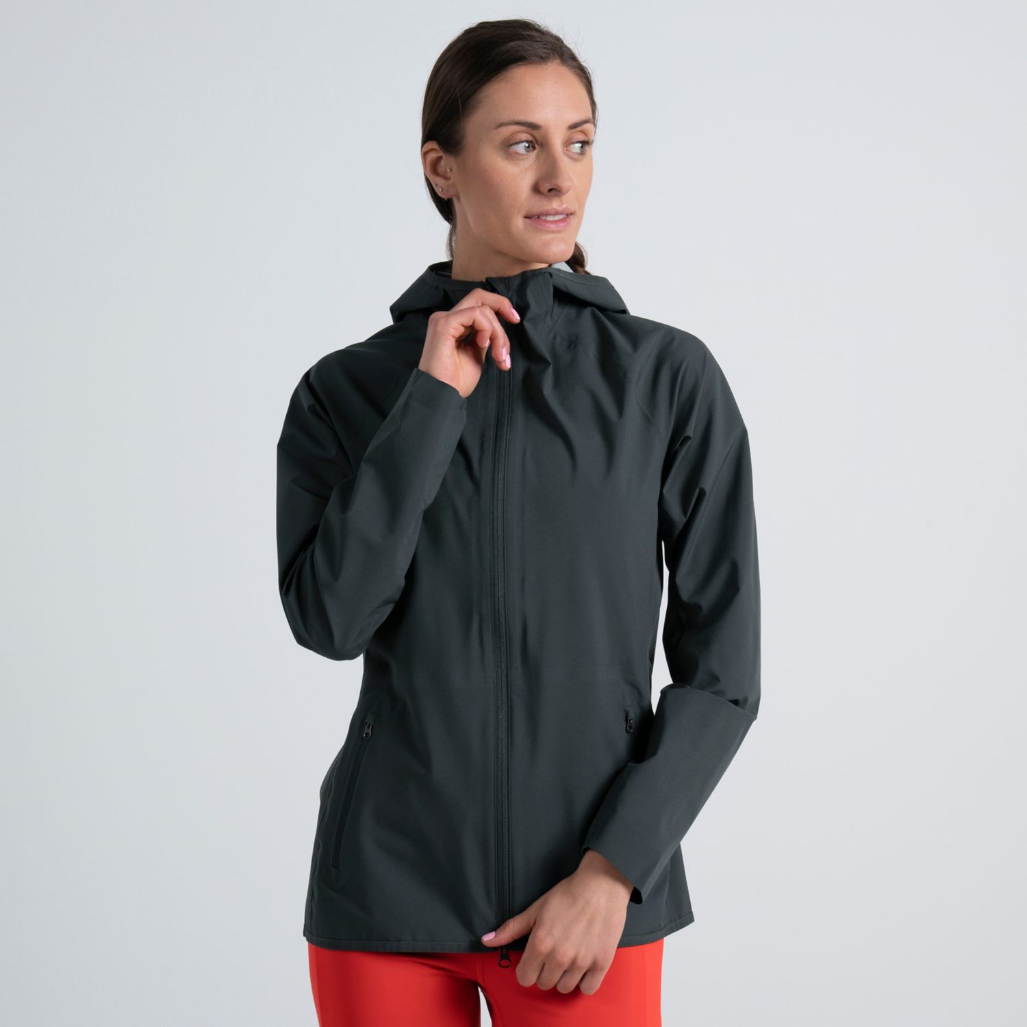 Chaqueta Para Correr Altra Impermeables Mujer Verde Oscuro | Chile-84607359