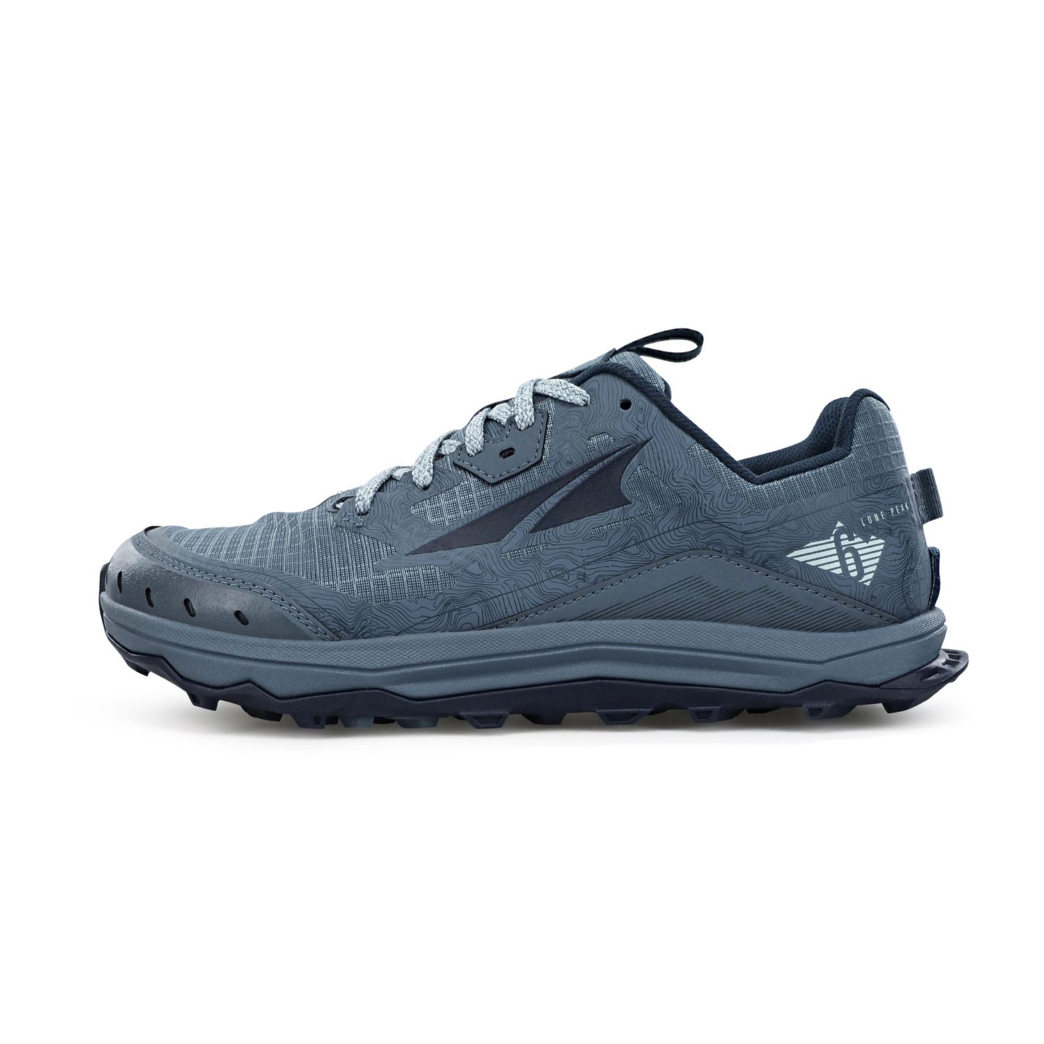 Zapatillas De Trail Running Altra Lone Peak 6 Mujer Azul Marino Azules Claro | Chile-01234799