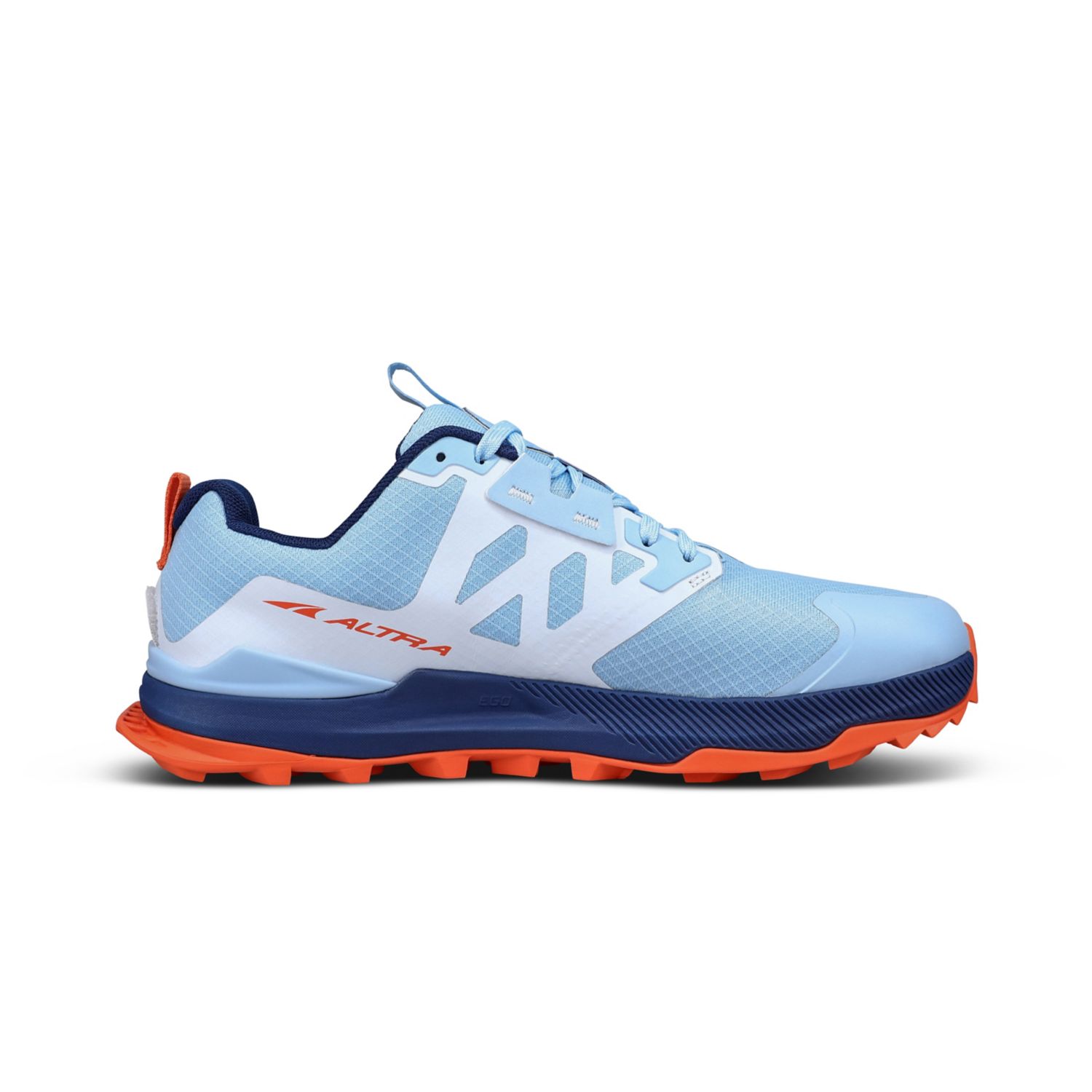 Zapatillas De Trail Running Altra Lone Peak 7 Mujer Azules Naranjas | Chile-16482309