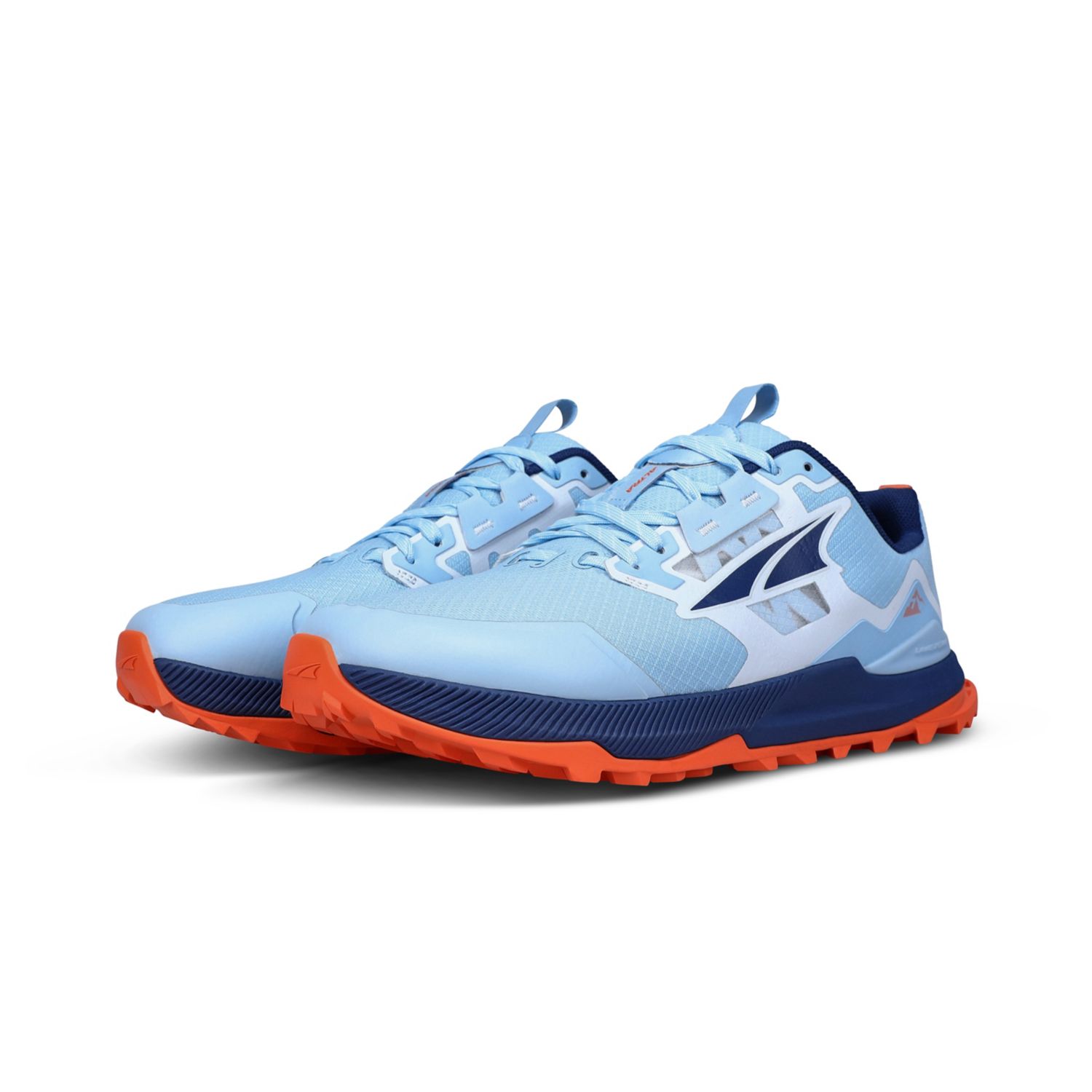 Zapatillas De Trail Running Altra Lone Peak 7 Mujer Azules Naranjas | Chile-16482309