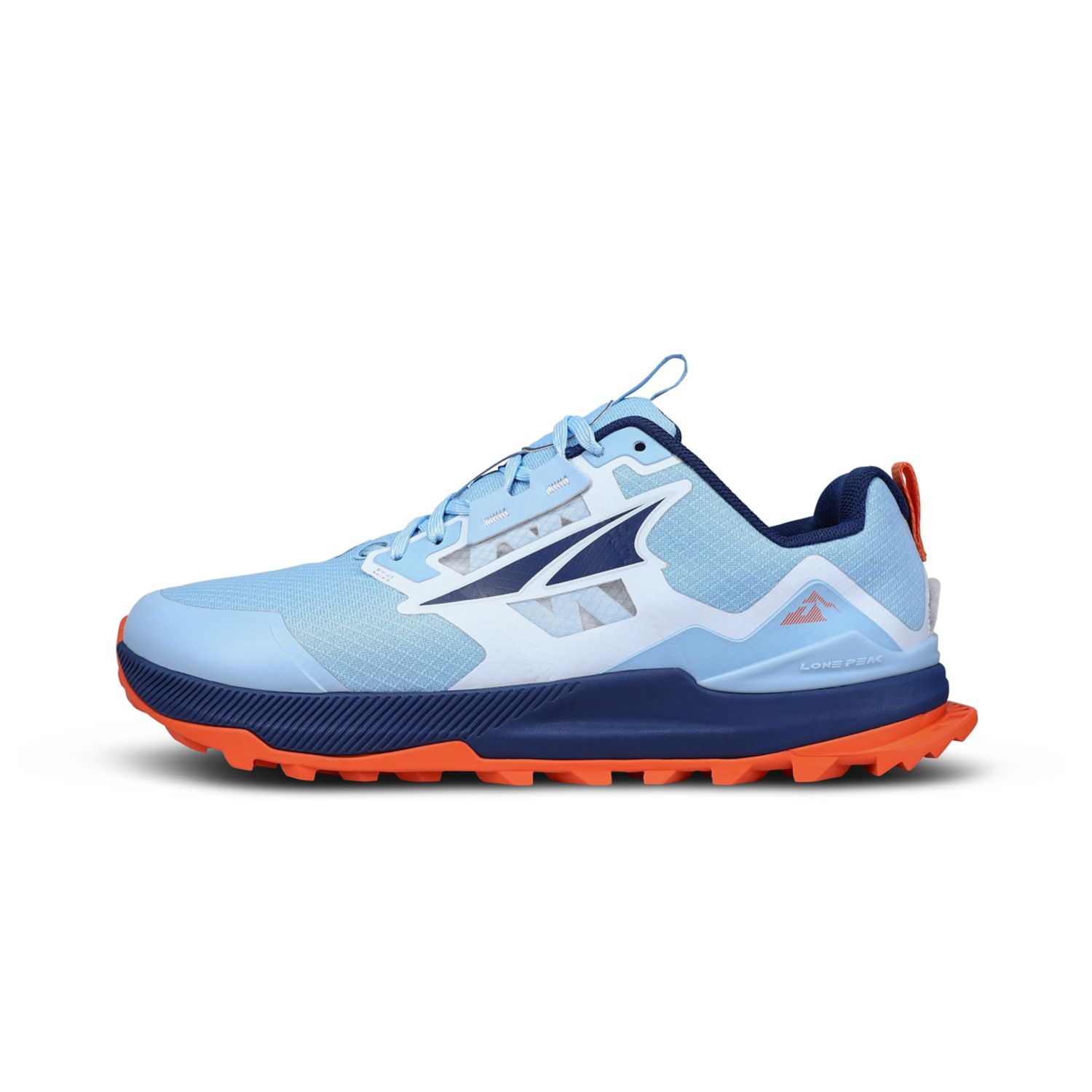 Zapatillas De Trail Running Altra Lone Peak 7 Mujer Azules Naranjas | Chile-16482309