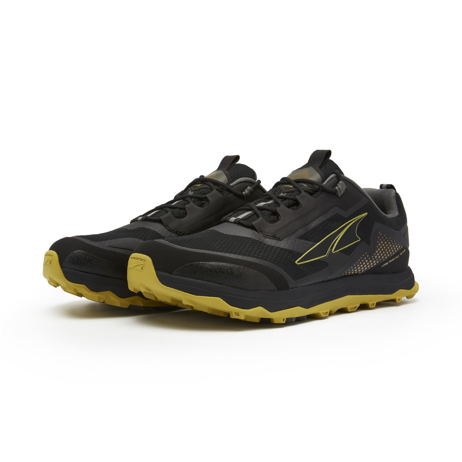 Zapatillas De Trail Running Altra Lone Peak All-wthr Low Hombre Negras Amarillo | Chile-36147589