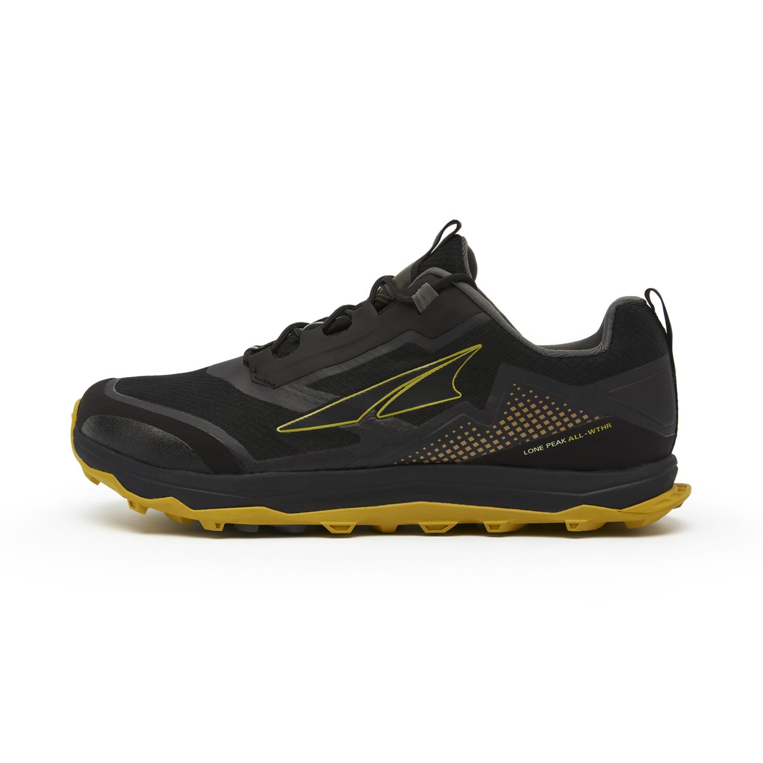 Zapatillas De Trail Running Altra Lone Peak All-wthr Low Hombre Negras Amarillo | Chile-36147589