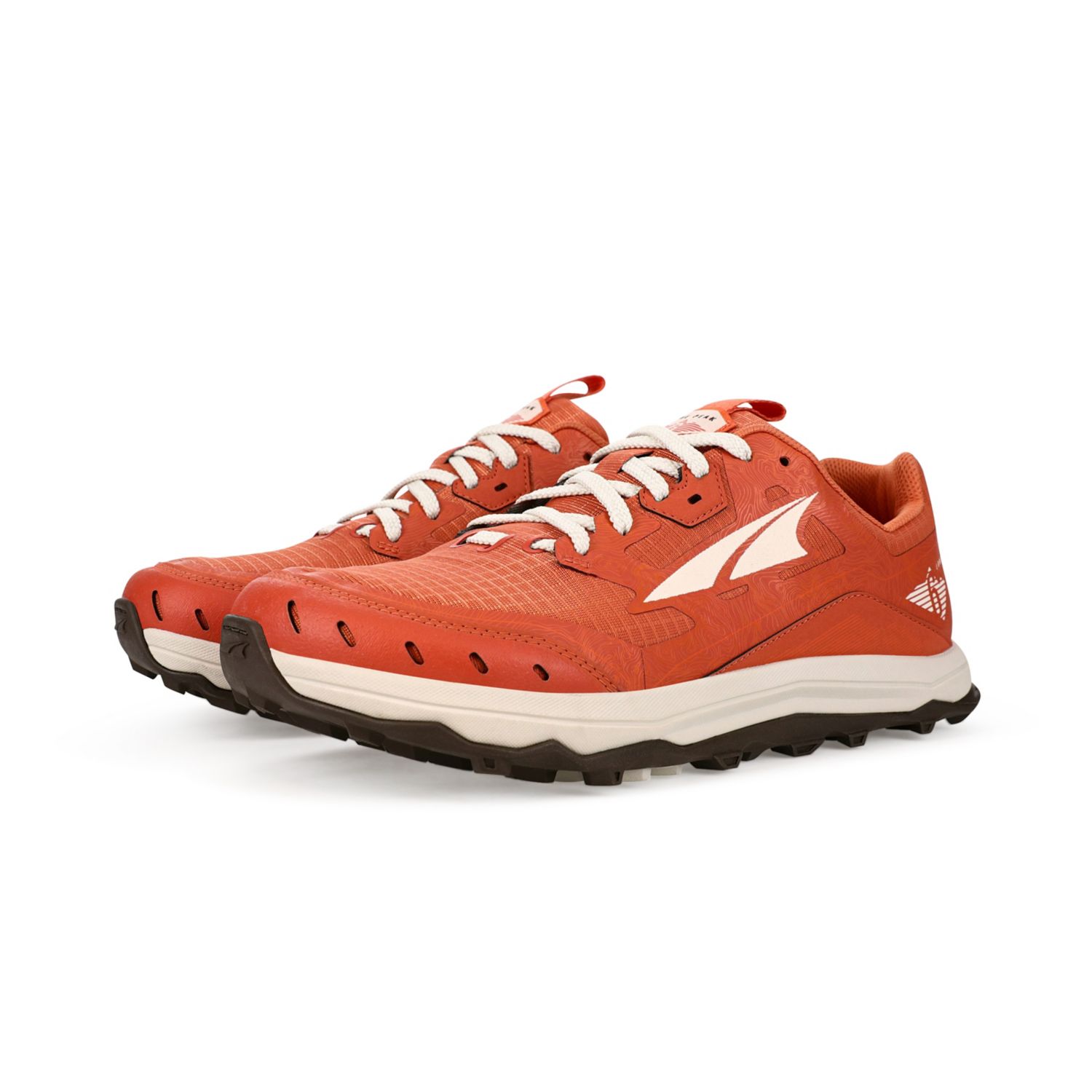 Zapatillas De Trail Running Altra Lone Peak 6 Mujer Rojas Gris | Chile-41978529