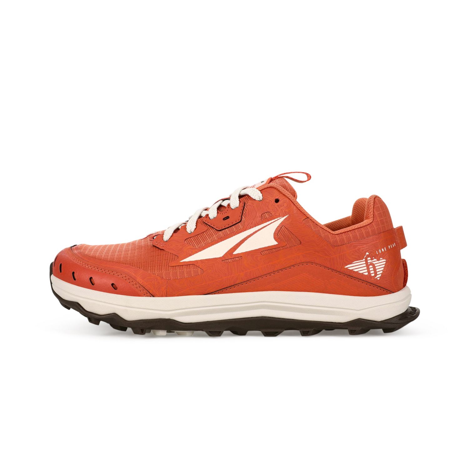 Zapatillas De Trail Running Altra Lone Peak 6 Mujer Rojas Gris | Chile-41978529