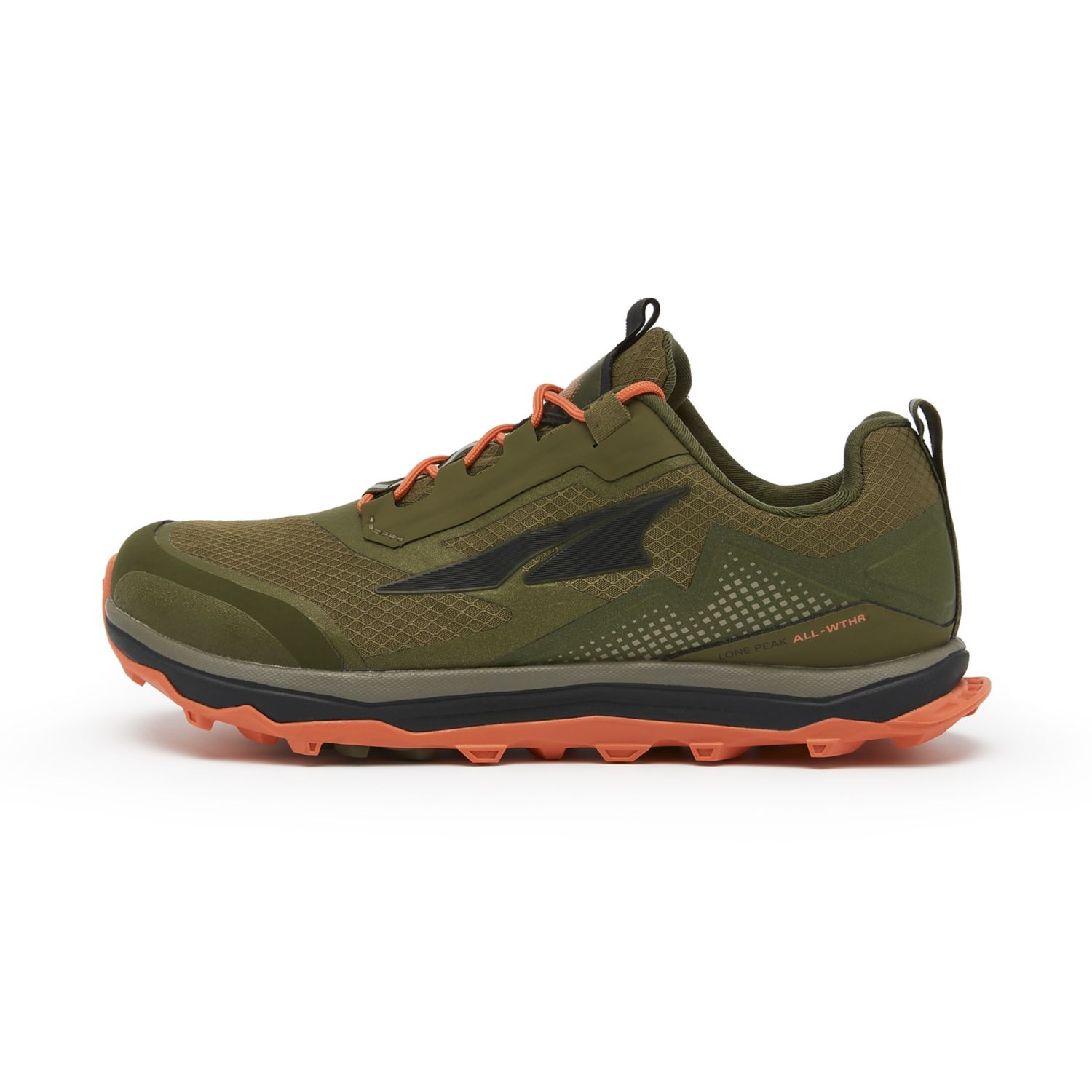 Zapatillas De Trail Running Altra Lone Peak All-wthr Low Mujer Verde Oliva | Chile-79803129