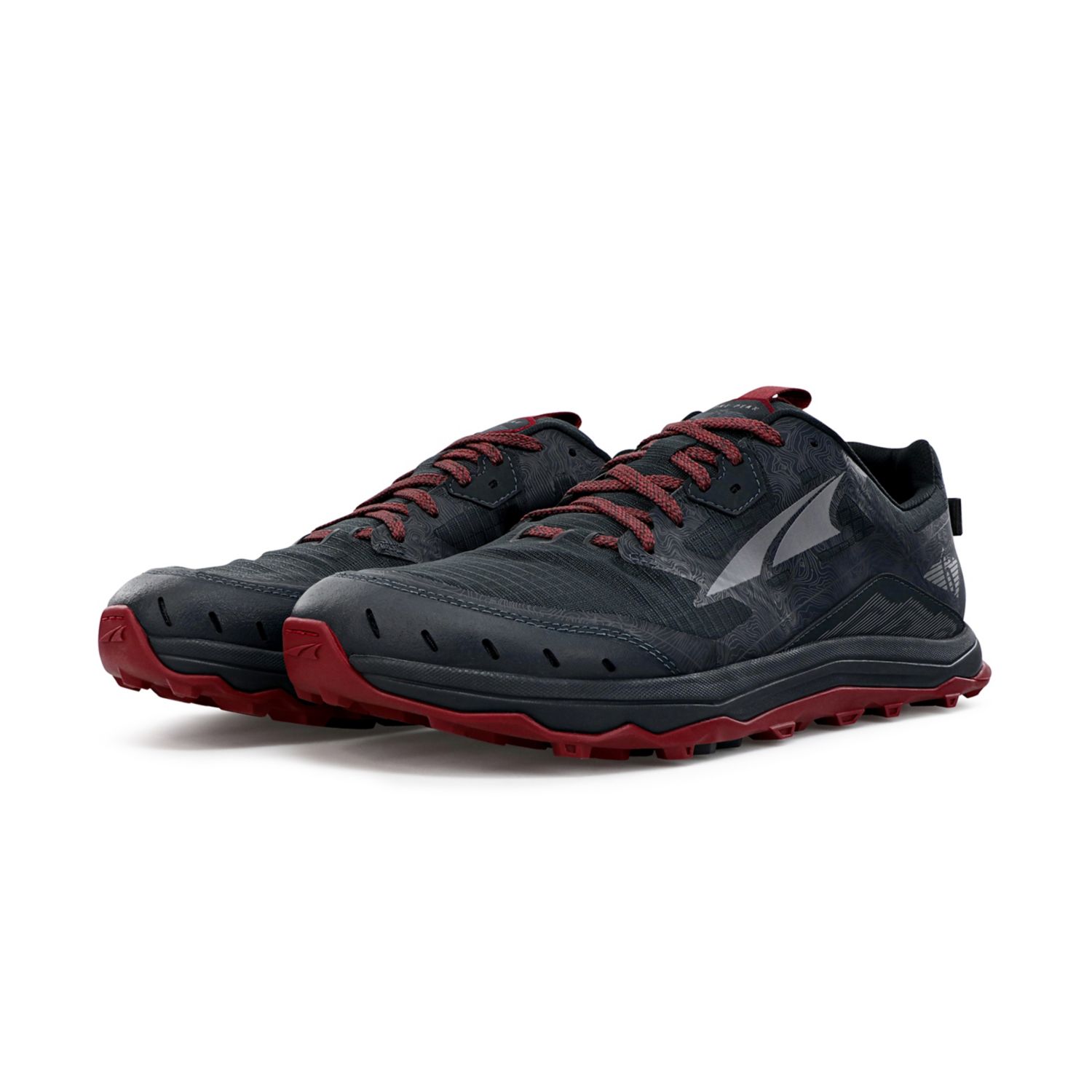 Zapatillas De Trail Running Altra Lone Peak 6 Hombre Negras Gris | Chile-96234019