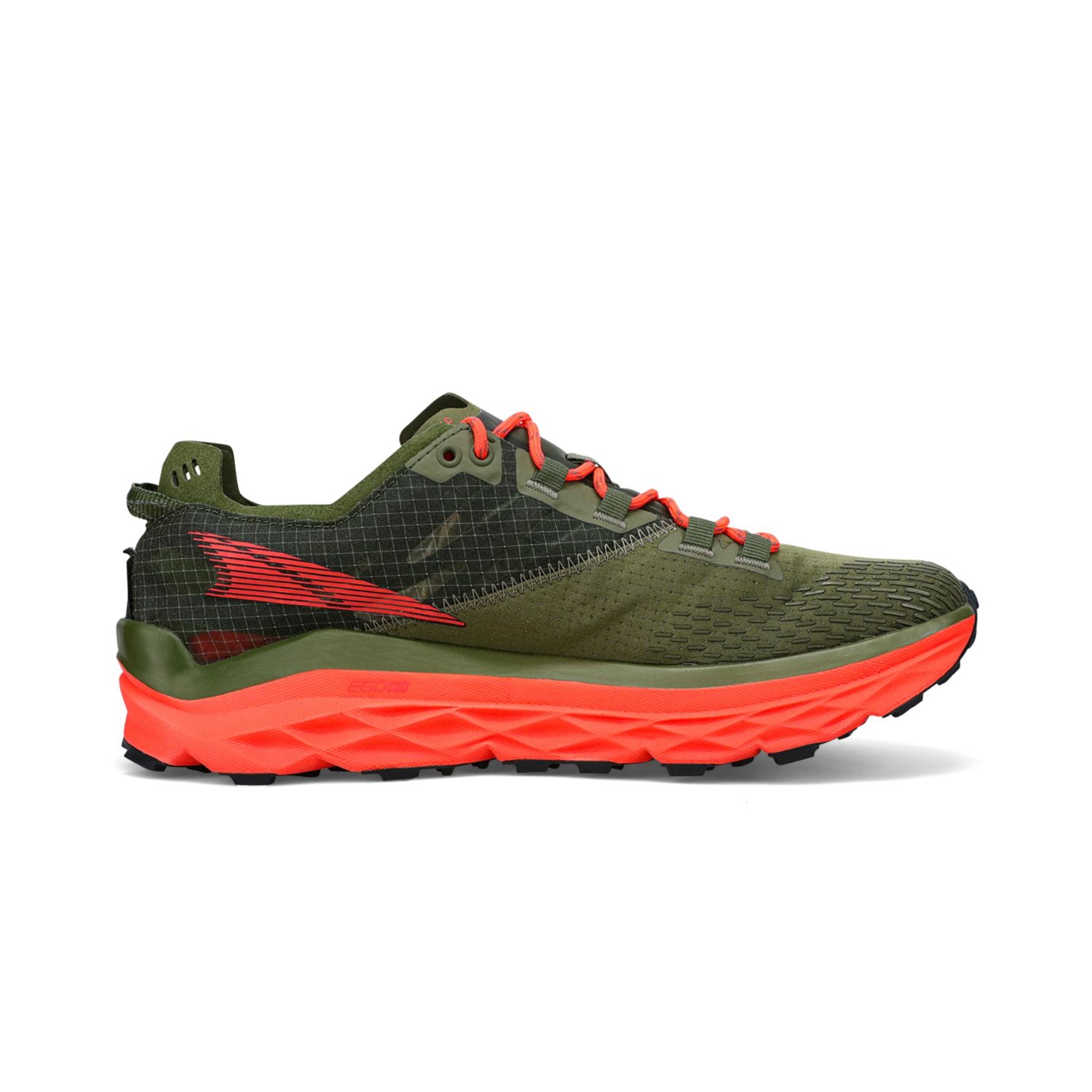 Zapatillas De Trail Running Altra Mont Blanc Hombre Verde Oliva | Chile-31750469