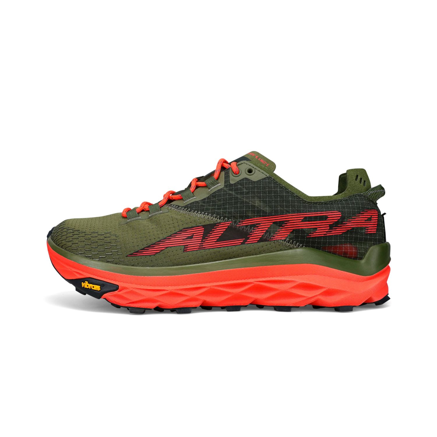 Zapatillas De Trail Running Altra Mont Blanc Hombre Verde Oliva | Chile-31750469