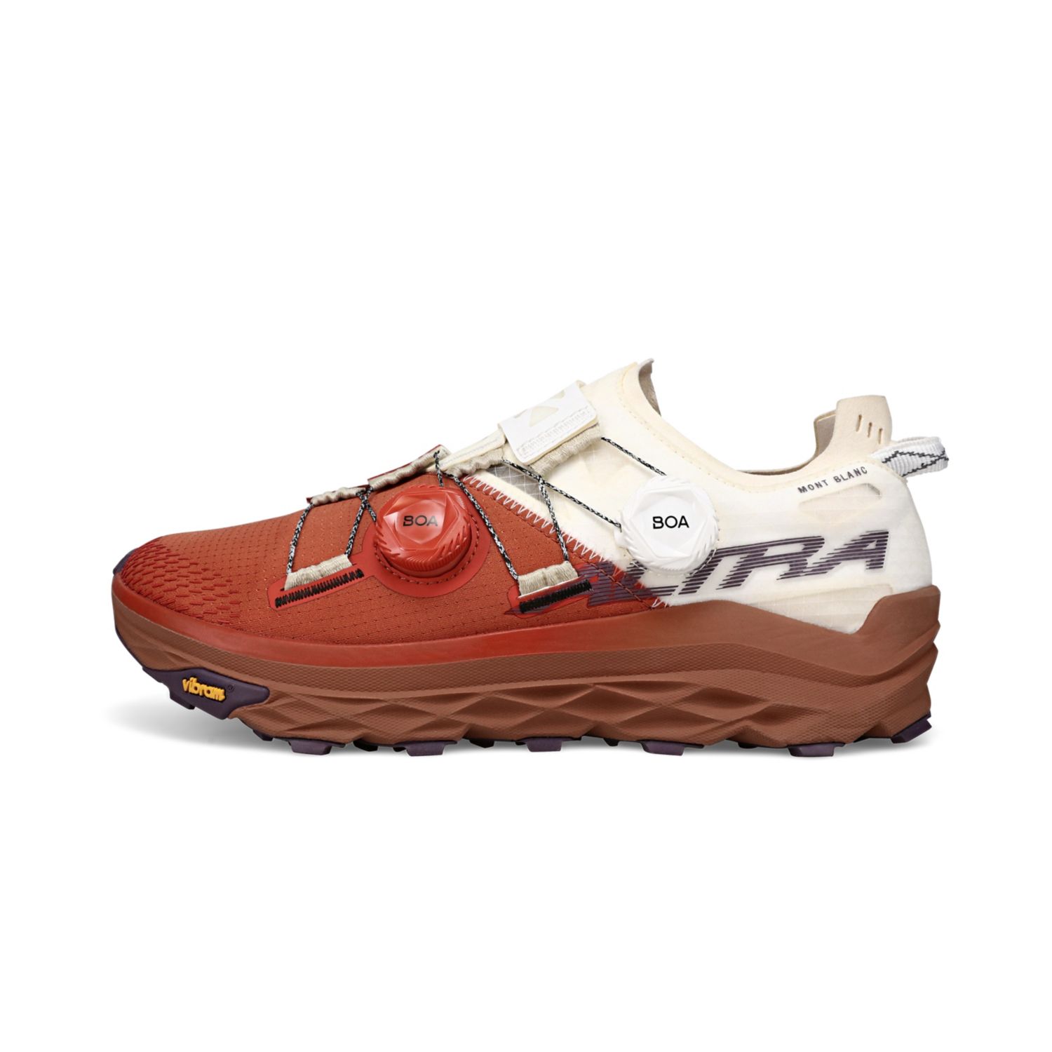 Zapatillas De Trail Running Altra Mont Blanc Boa Mujer Burdeos | Chile-54273919