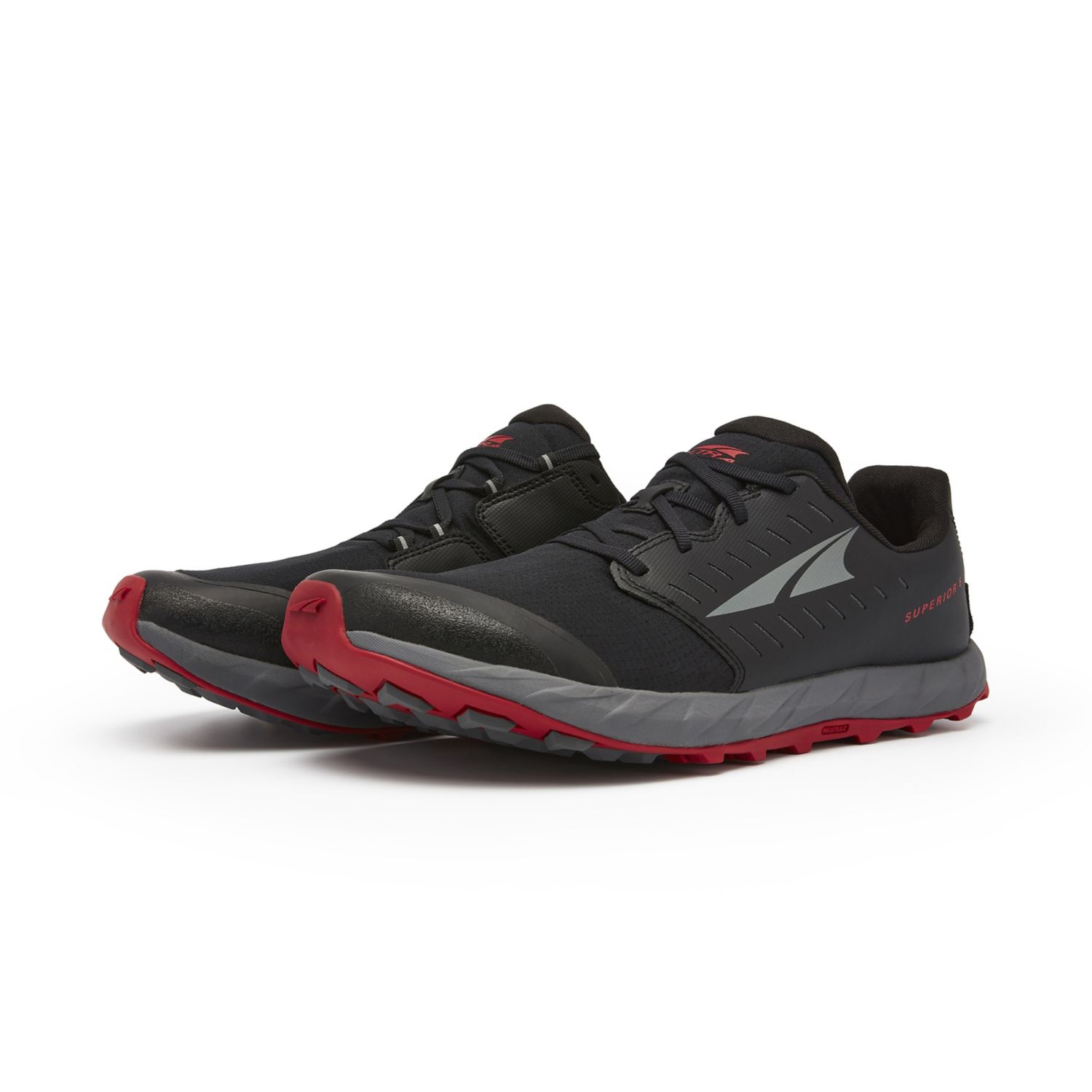 Zapatillas De Trail Running Altra Superior 5 Hombre Negras Rojas | Chile-46915219