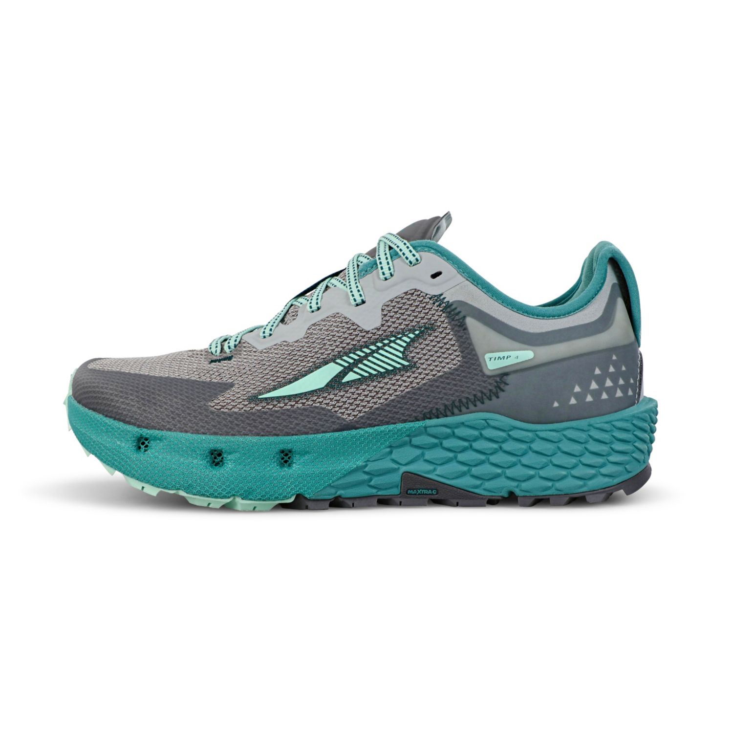 Zapatillas De Trail Running Altra Timp 4 Mujer Gris Turquesa | Chile-41395789