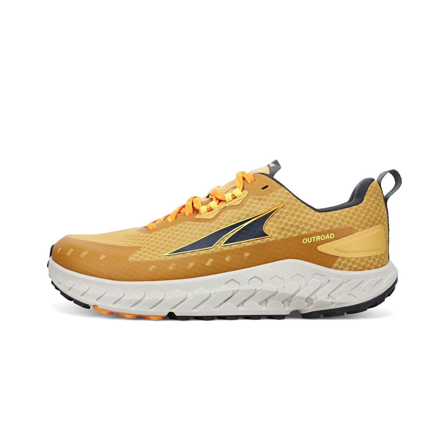 Zapatillas Running Carretera Altra Outroad Hombre Gris Amarillo | Chile-39567819