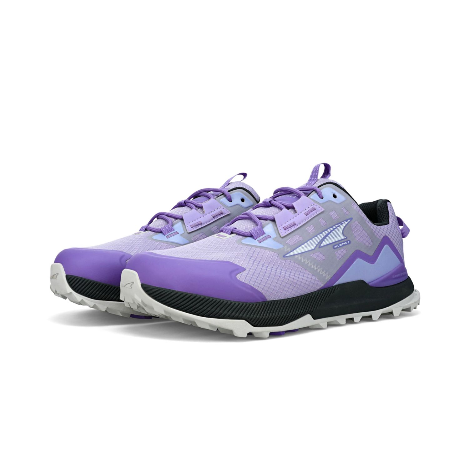 Zapatos De Senderismo Altra Lone Peak All-wthr Low 2 Mujer Gris Moradas | Chile-71650299