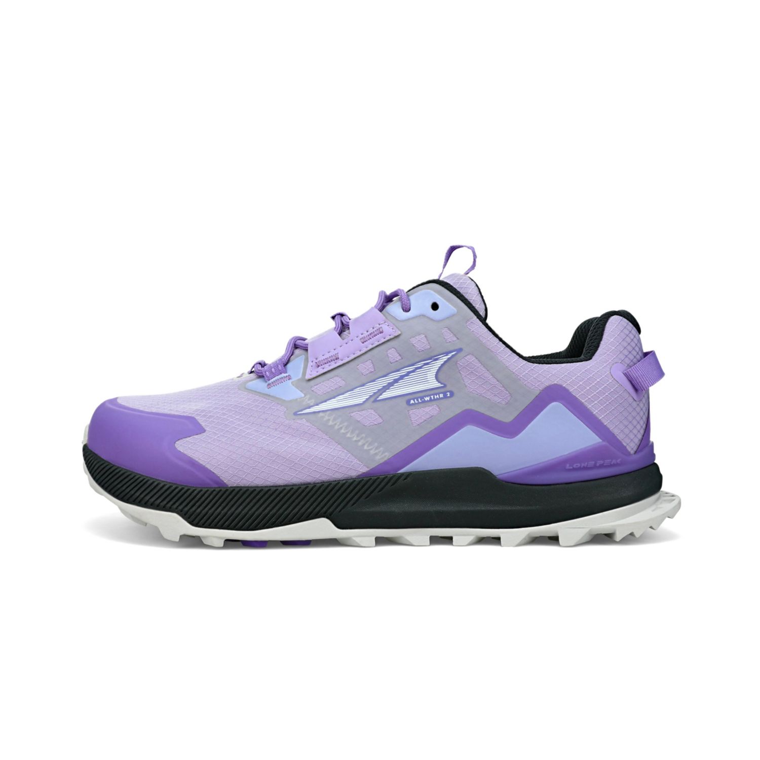 Zapatos De Senderismo Altra Lone Peak All-wthr Low 2 Mujer Gris Moradas | Chile-71650299