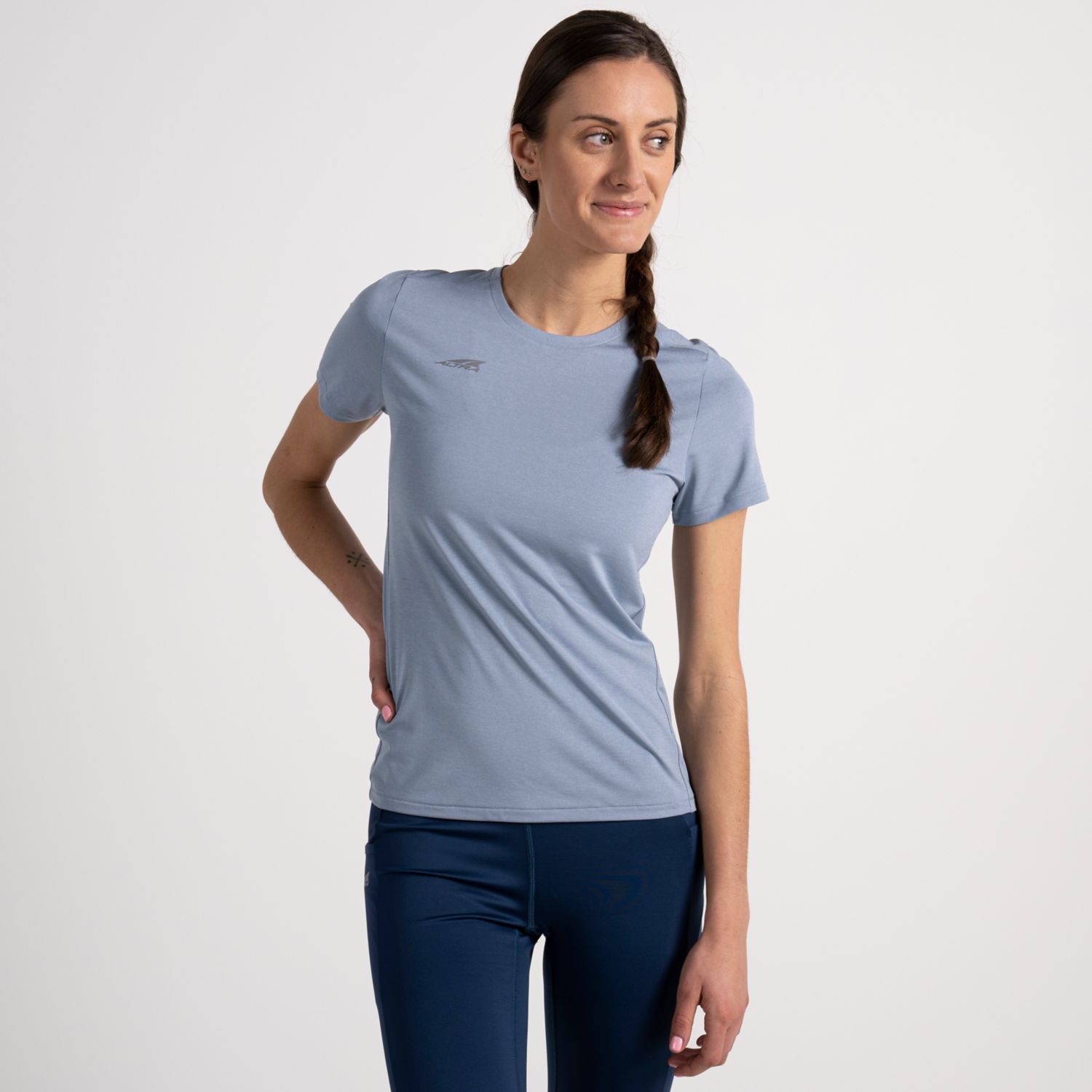 Camiseta Altra Core Mujer Azules | Chile-24316789