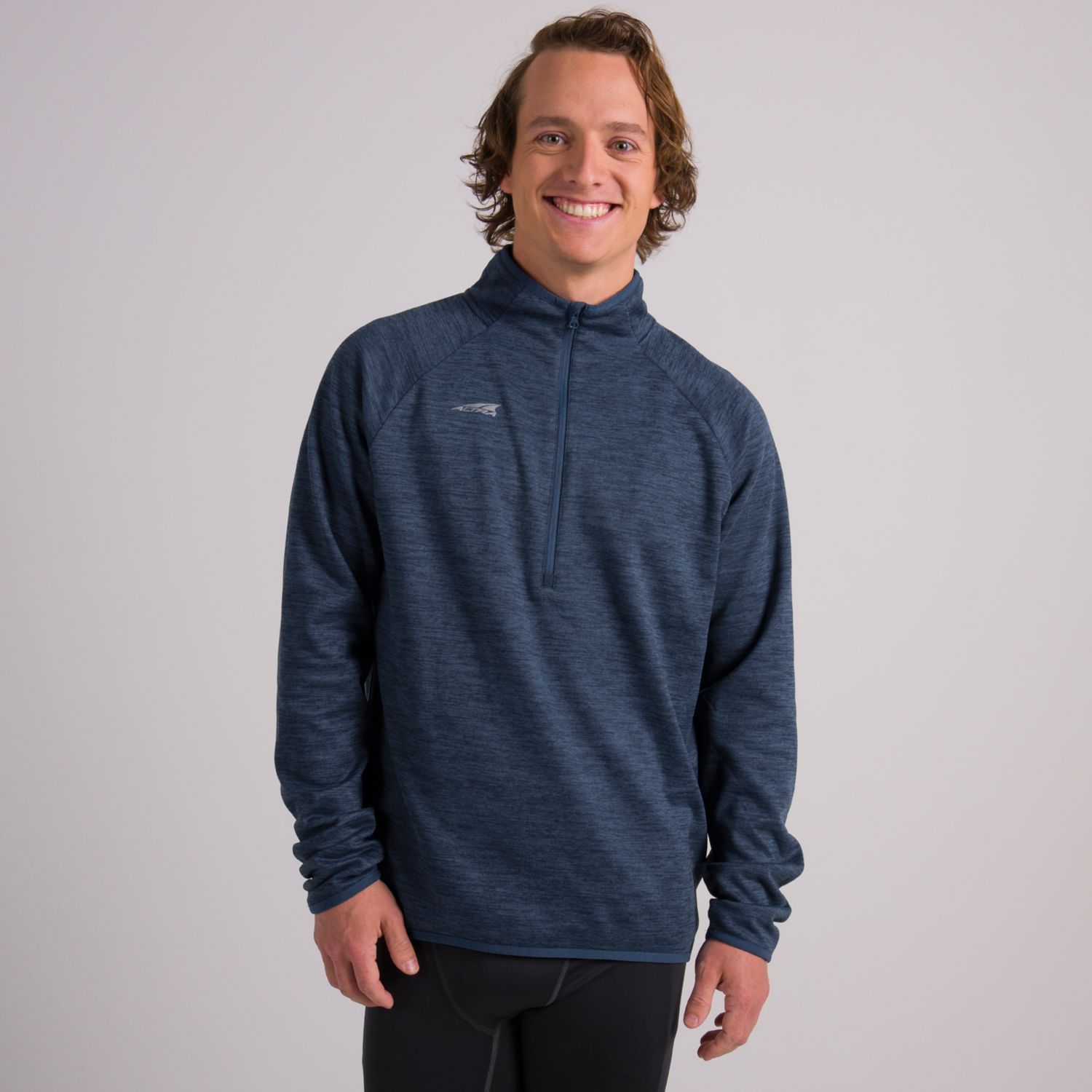 Pullover Altra Core 1/2 Zip Hombre Azules | Chile-80631749