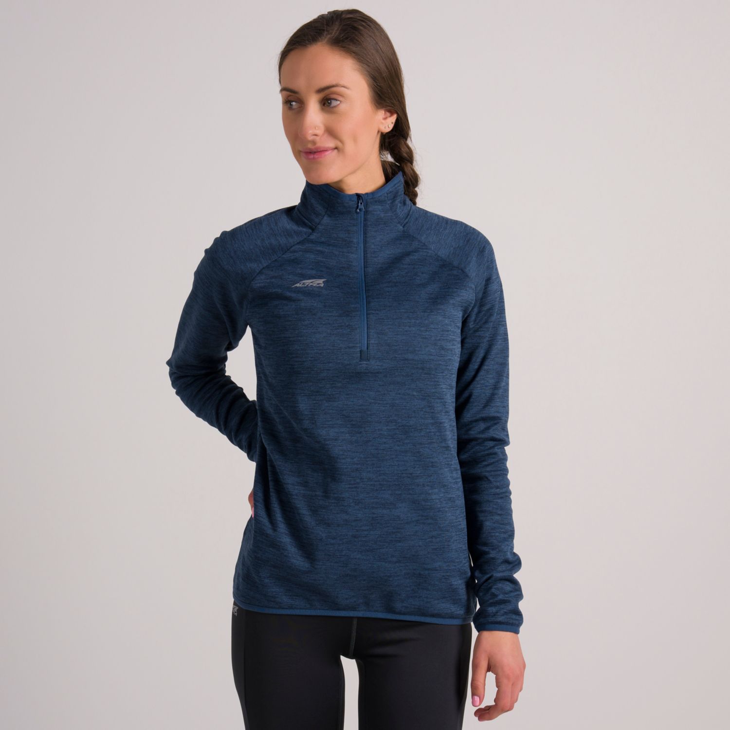 Pullover Altra Core 1/2 Zip Mujer Azules | Chile-67139529