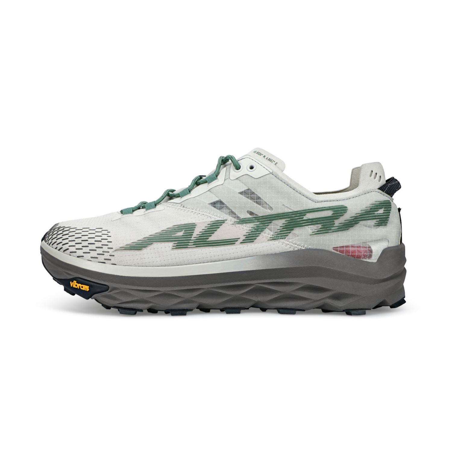 Zapatillas De Trail Running Altra Mont Blanc Hombre Gris Verde | Chile-47985369